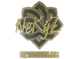 Sticker | NEKiZ (Gold) | Copenhagen 2024