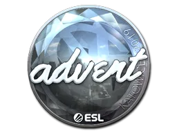 Sticker Slab | advent (Foil) | Katowice 2019