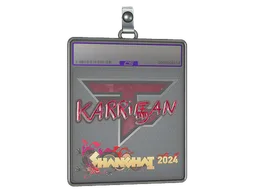 Sticker Slab | karrigan (Glitter) | Shanghai 2024