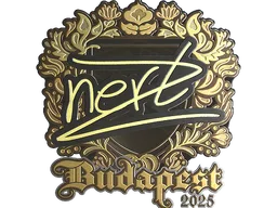 Sticker | NertZ (Gold) | Budapest 2025