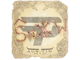Sticker | snow | Austin 2025