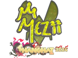 Sticker | mezii (Glitter) | Shanghai 2024