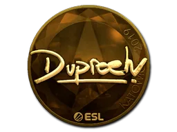 Sticker Slab | dupreeh (Gold) | Katowice 2019