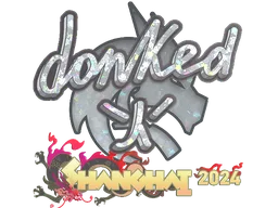 Sticker | donk (Glitter) | Shanghai 2024