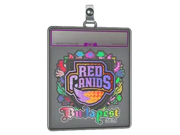 Sticker Slab | RED Canids (Holo) | Budapest 2025