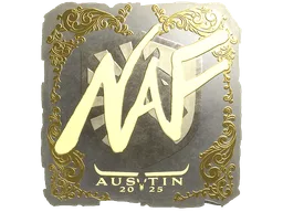 Sticker | NAF (Gold) | Austin 2025