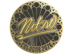 Sticker | nitr0 (Gold) | Cologne 2026