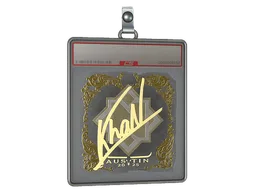 Sticker Slab | khaN (Gold) | Austin 2025