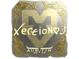 Sticker | xertioN (Gold) | Austin 2025
