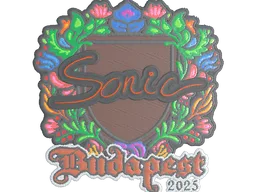 Sticker | Sonic (Embroidered) | Budapest 2025