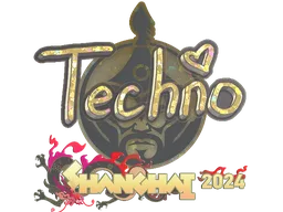Sticker | Techno4K (Glitter) | Shanghai 2024