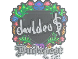 Sticker | dav1deuS (Embroidered) | Budapest 2025