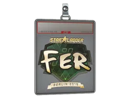 Sticker Slab | fer (Gold) | Berlin 2019