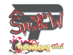 Sticker | snow (Glitter) | Shanghai 2024