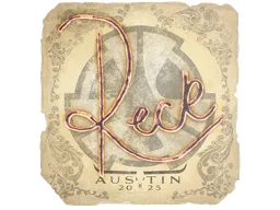 Sticker | reck | Austin 2025