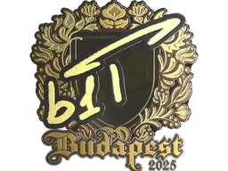 Sticker Slab | b1t (Gold) | Budapest 2025