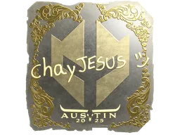 Sticker | chayJESUS (Gold) | Austin 2025
