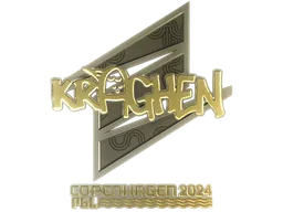 Sticker | kraghen (Gold) | Copenhagen 2024