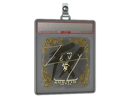 Sticker Slab | zevy (Gold) | Austin 2025