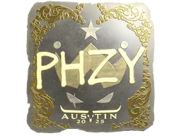 Sticker | phzy (Gold) | Austin 2025