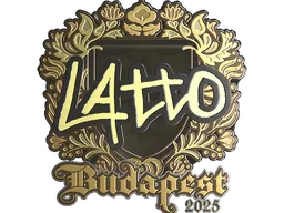 Sticker | latto (Gold) | Budapest 2025