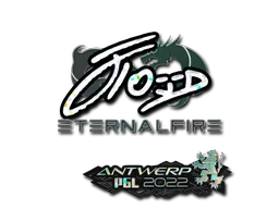 Sticker Slab | xfl0ud (Glitter) | Antwerp 2022