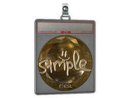 Sticker Slab | s1mple (Gold) | Katowice 2019