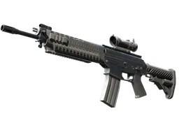 SG 553 | Damascus Steel