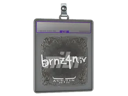 Sticker Slab | brnz4n (Foil) | Austin 2025
