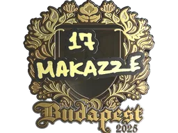 Sticker | makazze (Gold) | Budapest 2025