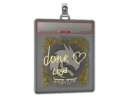 Sticker Slab | donk (Gold) | Austin 2025