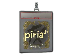 Sticker Slab | piriajr (Gold) | Austin 2025