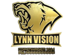 Sticker | Lynn Vision (Gold) | Copenhagen 2024