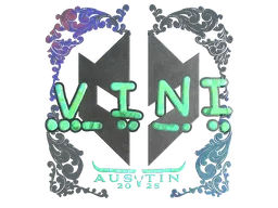 Sticker Slab | VINI (Holo) | Austin 2025