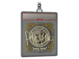 Sticker Slab | Plopski (Gold) | Austin 2025
