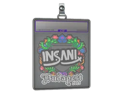 Sticker Slab | insani (Embroidered) | Budapest 2025