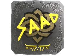 Sticker | saadzin (Foil) | Austin 2025