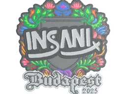 Sticker | insani (Embroidered) | Budapest 2025