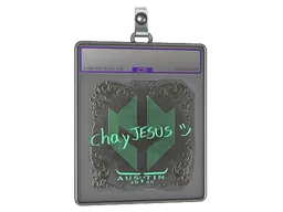 Sticker Slab | chayJESUS (Foil) | Austin 2025