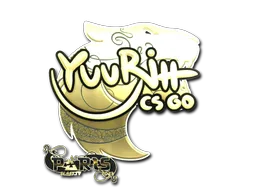 Sticker Slab | yuurih (Gold) | Paris 2023