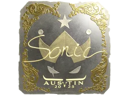 Sticker Slab | Sonic (Gold) | Austin 2025