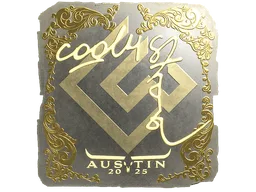 Sticker | cool4st (Gold) | Austin 2025