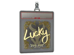 Sticker Slab | Lucky (Gold) | Austin 2025