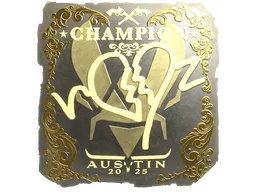 Sticker | ropz (Gold, Champion) | Austin 2025