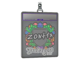 Sticker Slab | zont1x (Embroidered) | Budapest 2025