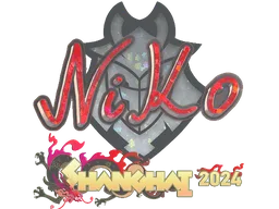 Sticker | NiKo (Glitter) | Shanghai 2024