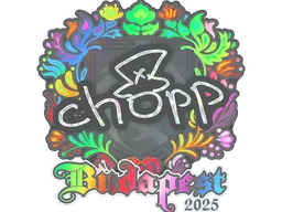Sticker | chopper (Holo) | Budapest 2025