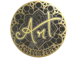 Sticker | arT (Gold) | Cologne 2026