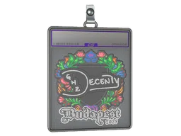 Sticker Slab | decenty (Embroidered) | Budapest 2025