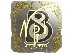 Sticker Slab | npl (Gold) | Austin 2025